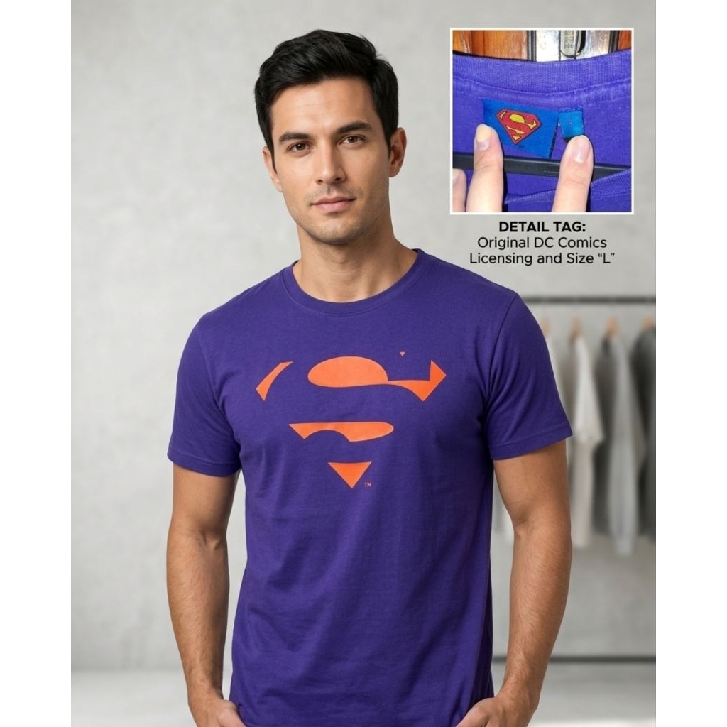 PRELOVED Kaos Superman Original DC Comics UNISEX