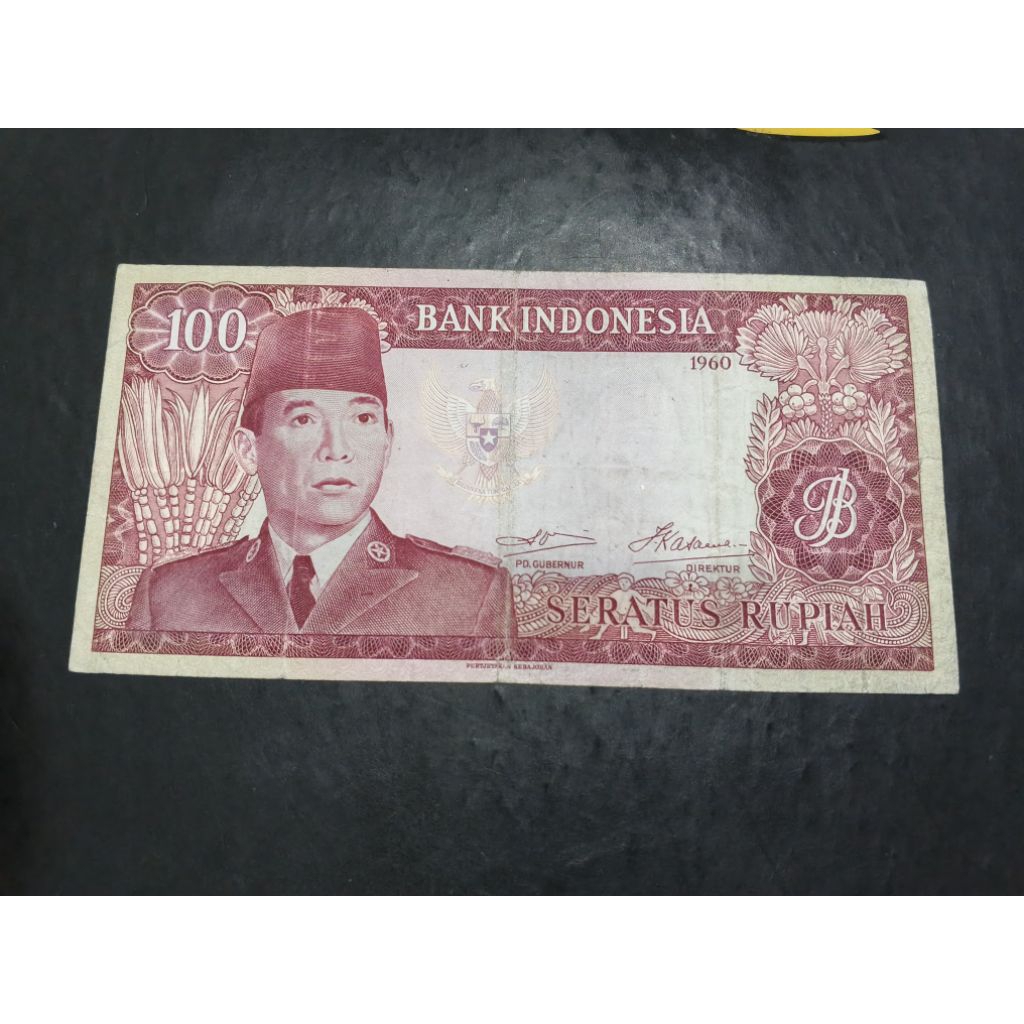 UANG KUNO 100 RUPIAH SOEKARNO TAHUN 1960
