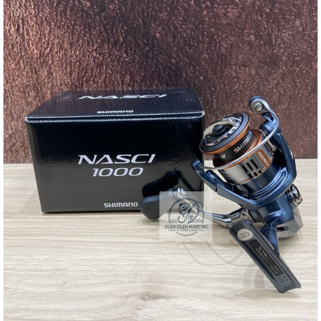 Reel Spining terbaru Shimano Nasci 500 1000 2500hg 4000 tahun 2025