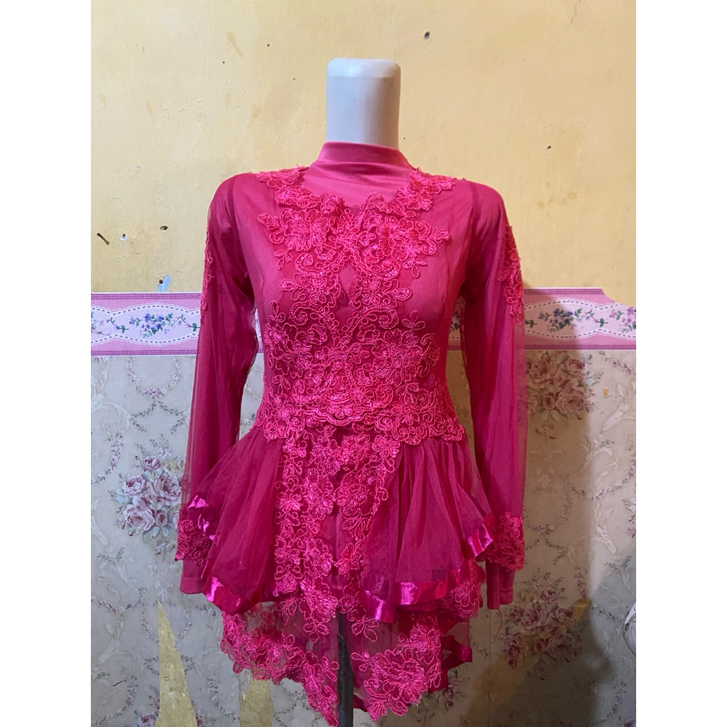[PRELOVE] kebaya pink fuchia prelove MUA