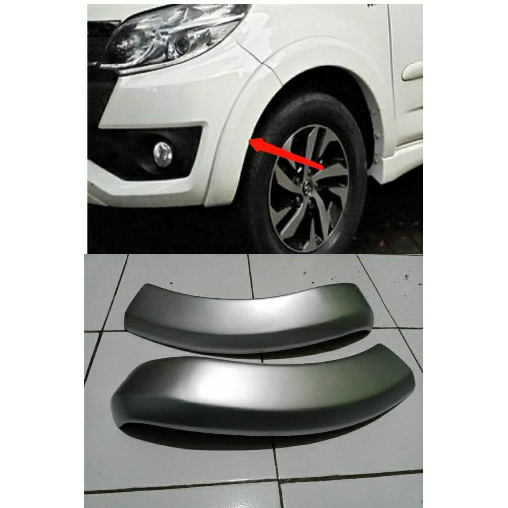 over fender satuan rush terios 2012-2014