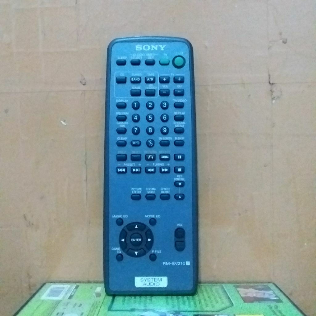 REMOTE SYSTEM AUDIO SONY SERI RM-SV210 ORIGINAL