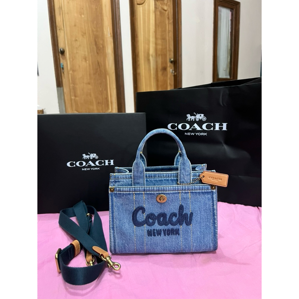 coach cargo tote bag 20 original