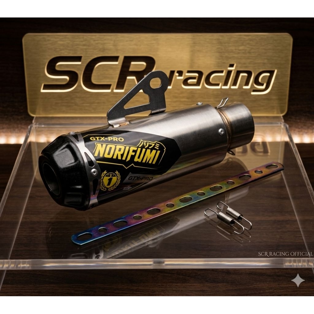 Silincer Norifumi gtx pro Carbon universal ukuran 50mm