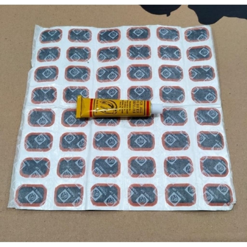 KARET TAMBAL BAN+LEM PEREKAT TIP TOP ISI 48 PICIS
