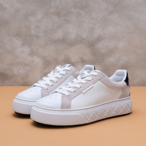 TORY BURCH Ladybug sneakers Titanium White - Black