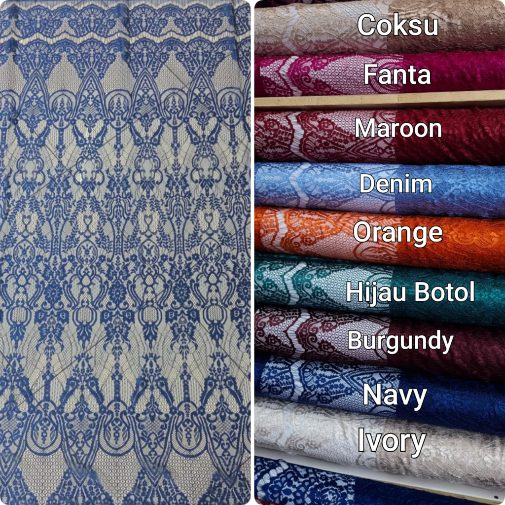 KAIN BROKAT SEMIFRANCIS BAHAN KEBAYA MODERN