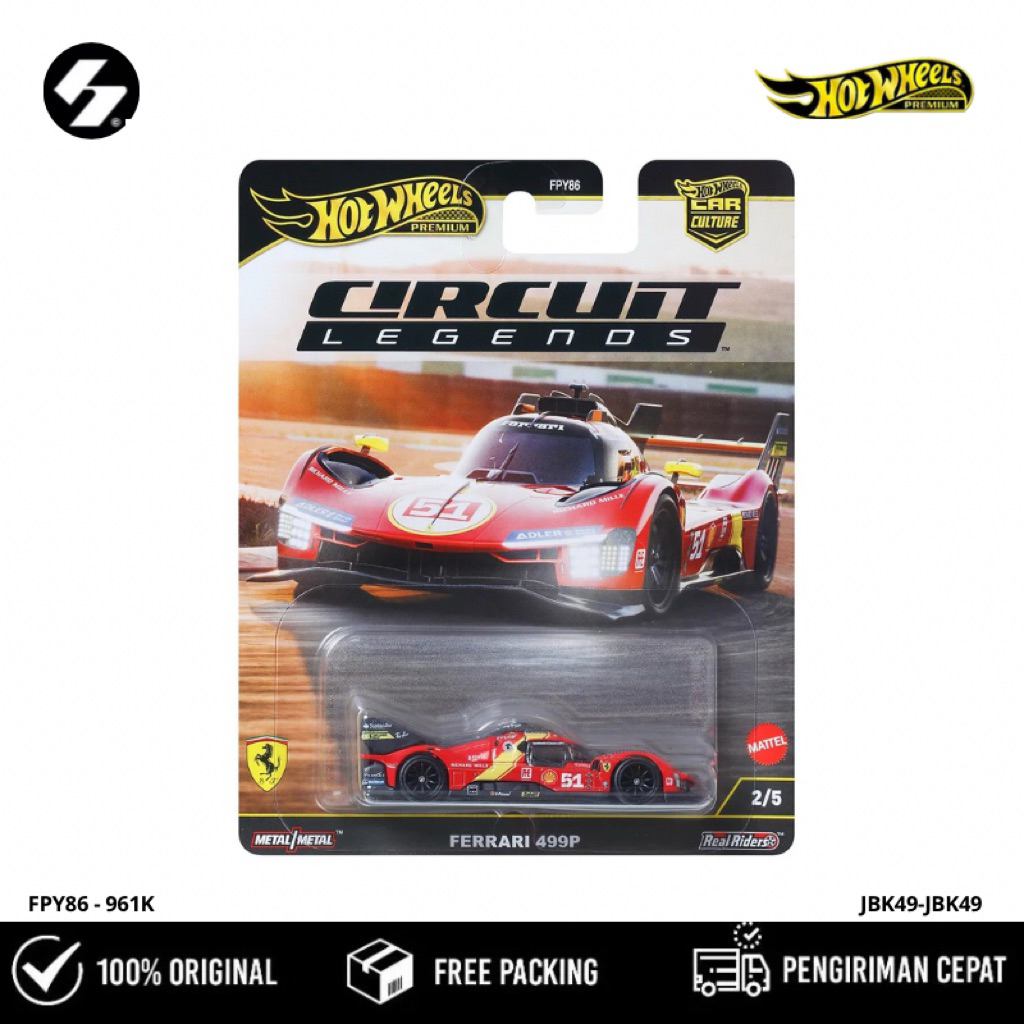 Hot Wheels Ferrari 499P Circuit Legends