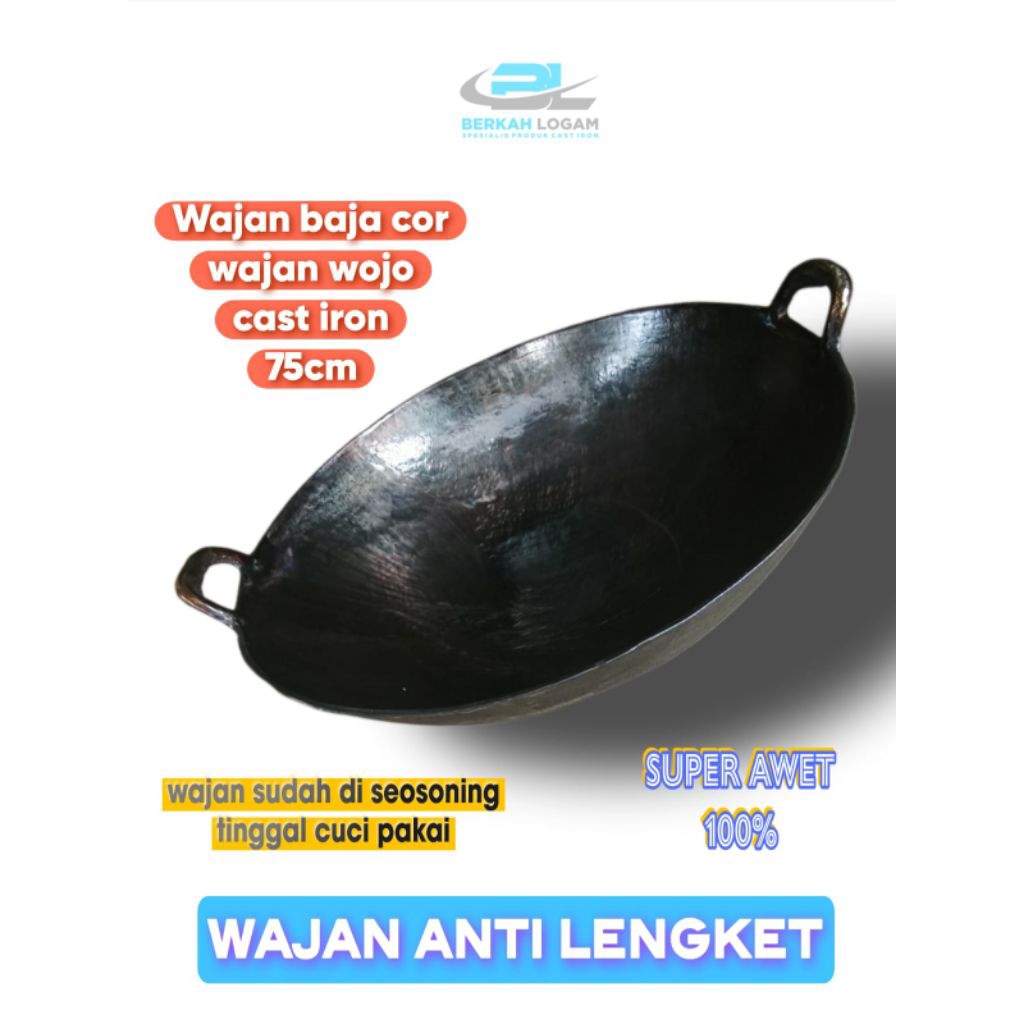 WAJAN BAJA COR/WAJAN BESI COR JUMBO 75CM/WAJAN WOJO JUMBO/NO.30 (75CM)