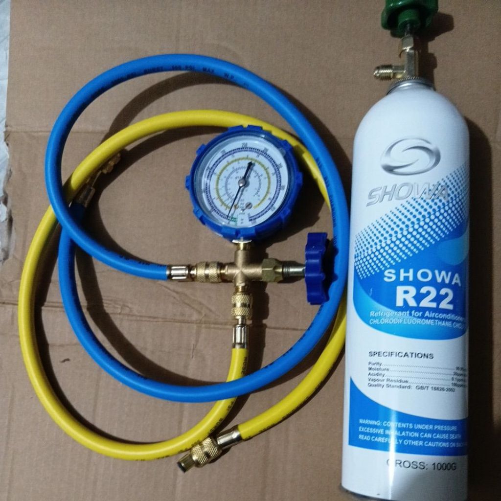 PAKET PENGISIAN AC RUMAH FREON R22