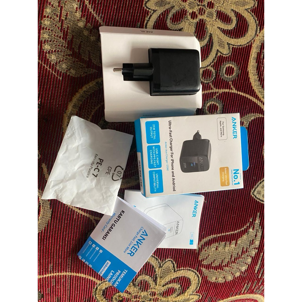 Kepala Charger Anker 25 Watt Type C