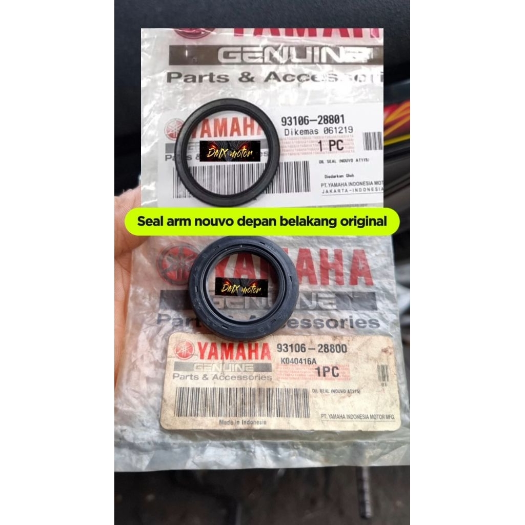 Seal Arm nouvo z nouvo sporty Bagian Depan 93106-28800 & belakang 93106-28801 original