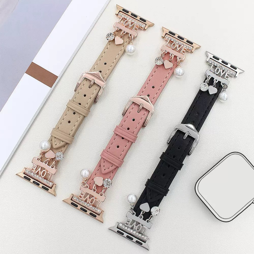Strap Apple Watch Samsung Xiaomi Huawei GT 4 5 6 Fit 3 Mi band Pro 8 9 10 feminime stylish aesthetic