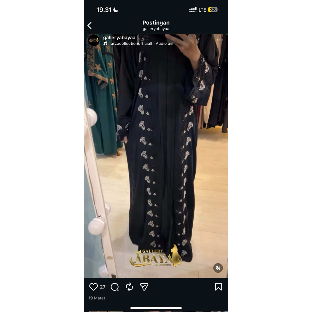 abaya tarim original