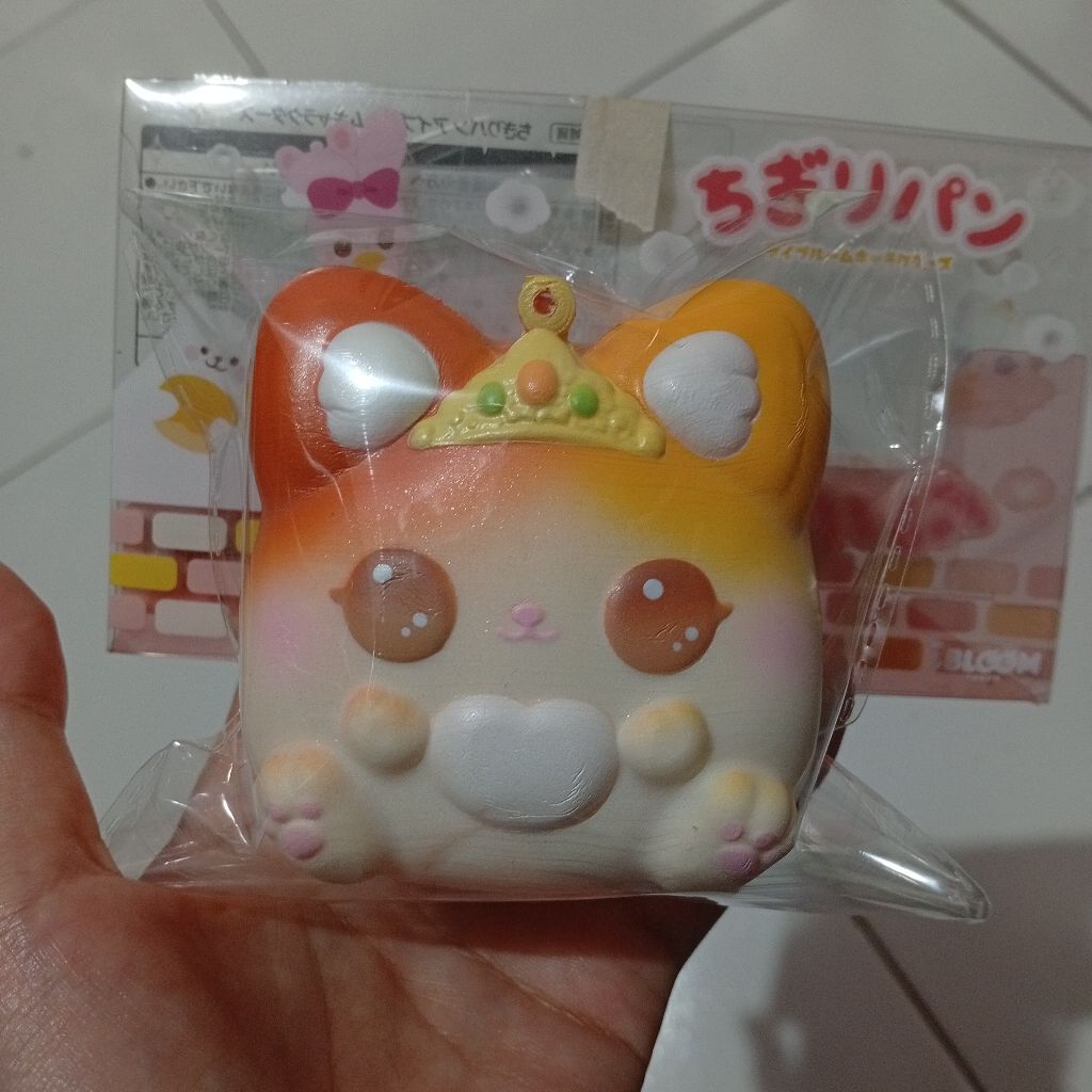 Preloved Squishy Ibloom Chigiri Angel Cat Limone