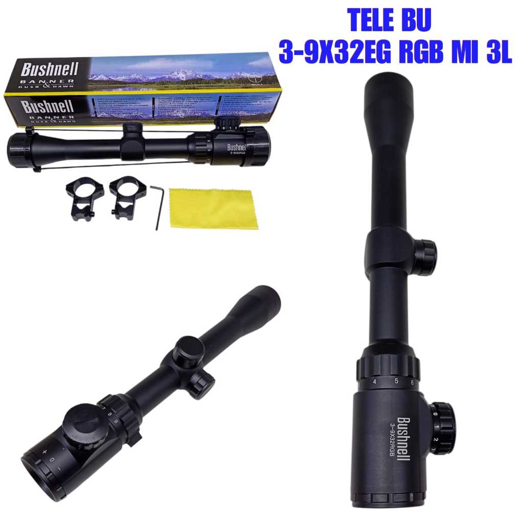 Teleskop Jarak Jauh / Telescope Tahan Getar Bushnell 3-9x56 EG