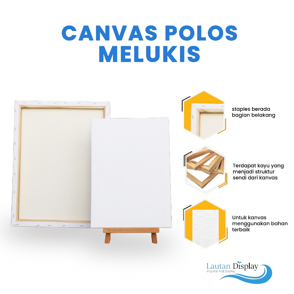 Promo Kanvas Lukis, Canvas Lukis 40x60 Cm, Kanvas Putih 40x50 Cm, Kanvas Lukis Putih, Kanvas Jumbo