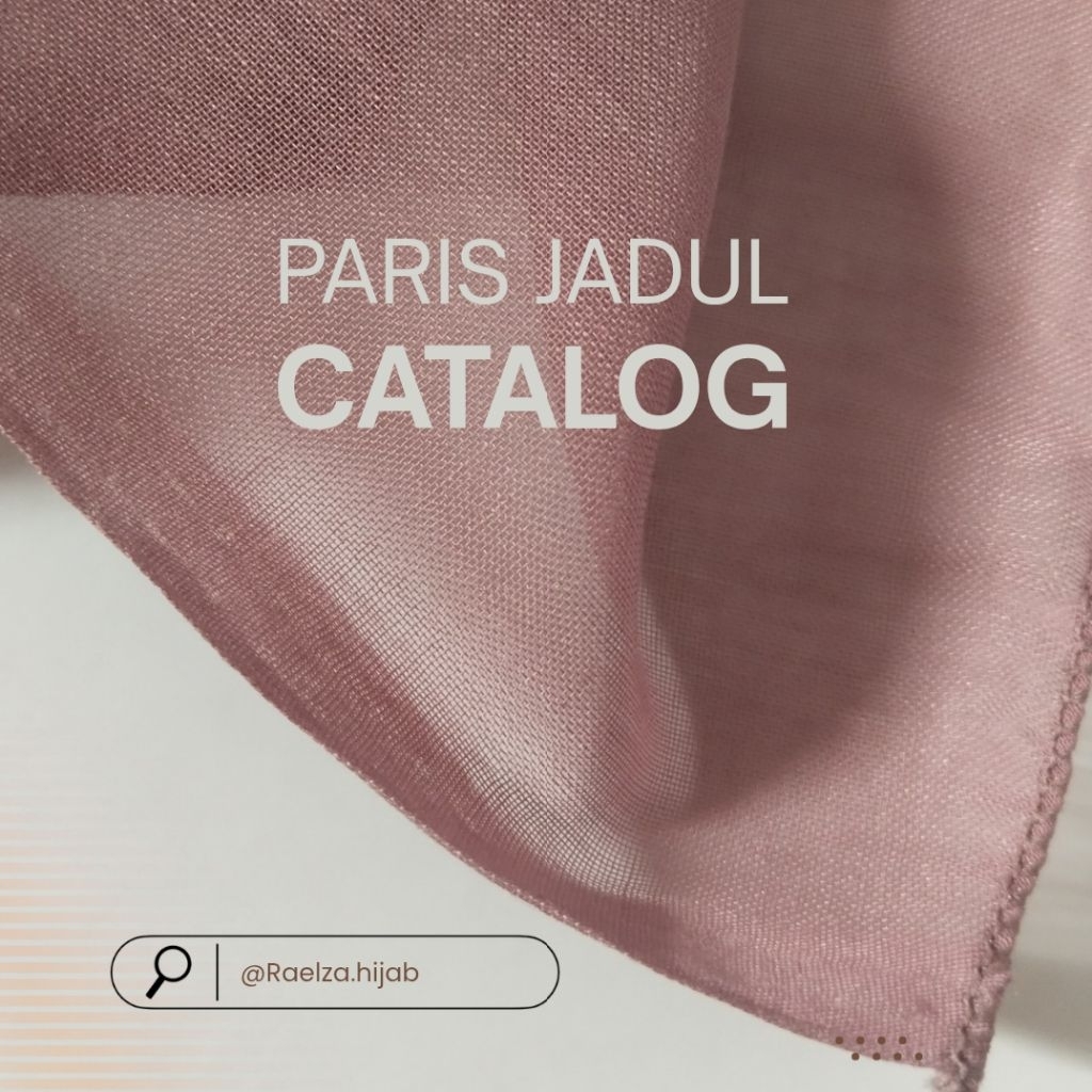 KERUDUNG PARIS JADUL VARISHA & RED ROSE SEGI EMPAT