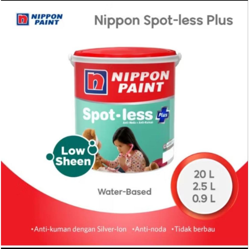 NIPPON PAINT-CAT INTERIOR SPOTLESS -CAT ANTI NODA DAN ANTI KUMAN