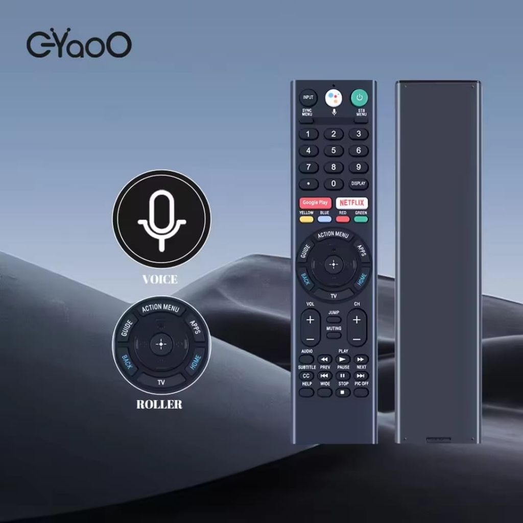 Remot TV Sony Suara Voiced Non Voice Remote Netflix TV Led Sony Bravia RMF-TX200P RMF-TX200U