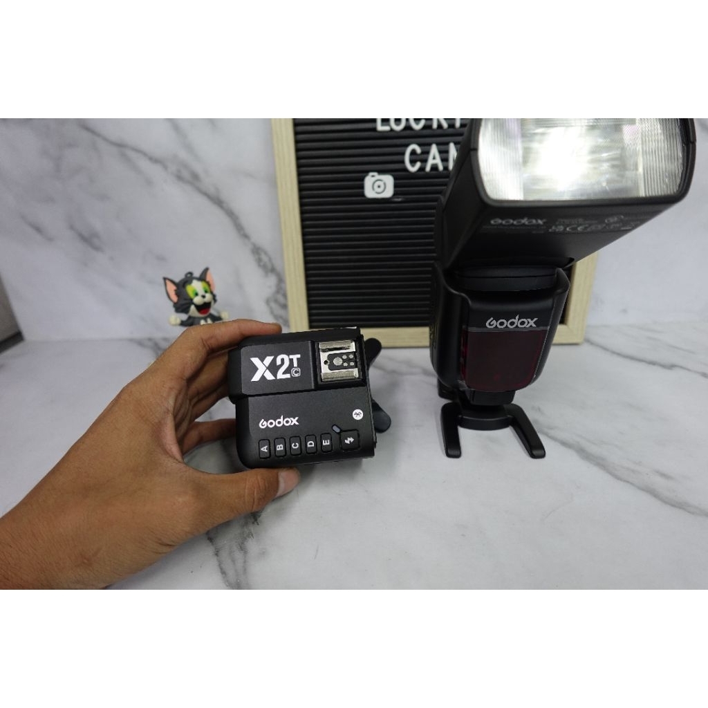 Godox X2T for Canon + Flash Godox TT600 (Paket Komplit Lighting)