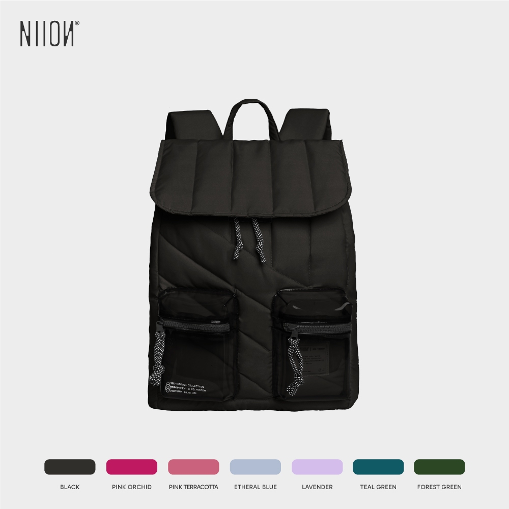 Tas Ransel Laptop 15inch Pria Wanita Niion Mera New Color