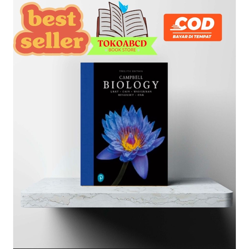 Buku Bioloy Campbell 12th Edition (English Edition) / Campbell Biology 12th Edition Terlaris