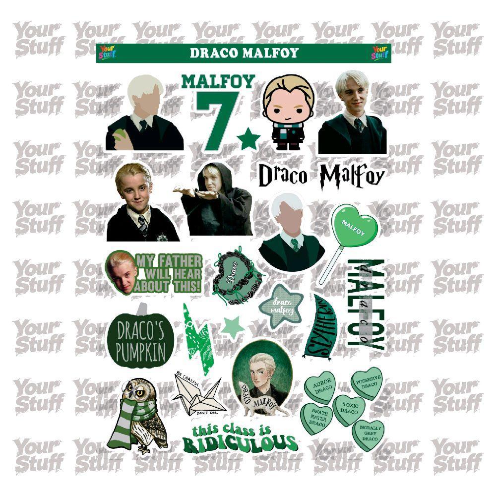 23pcs DRACO MALFOY Stiker Pack | Draco Malfoy Stiker Aesthetic