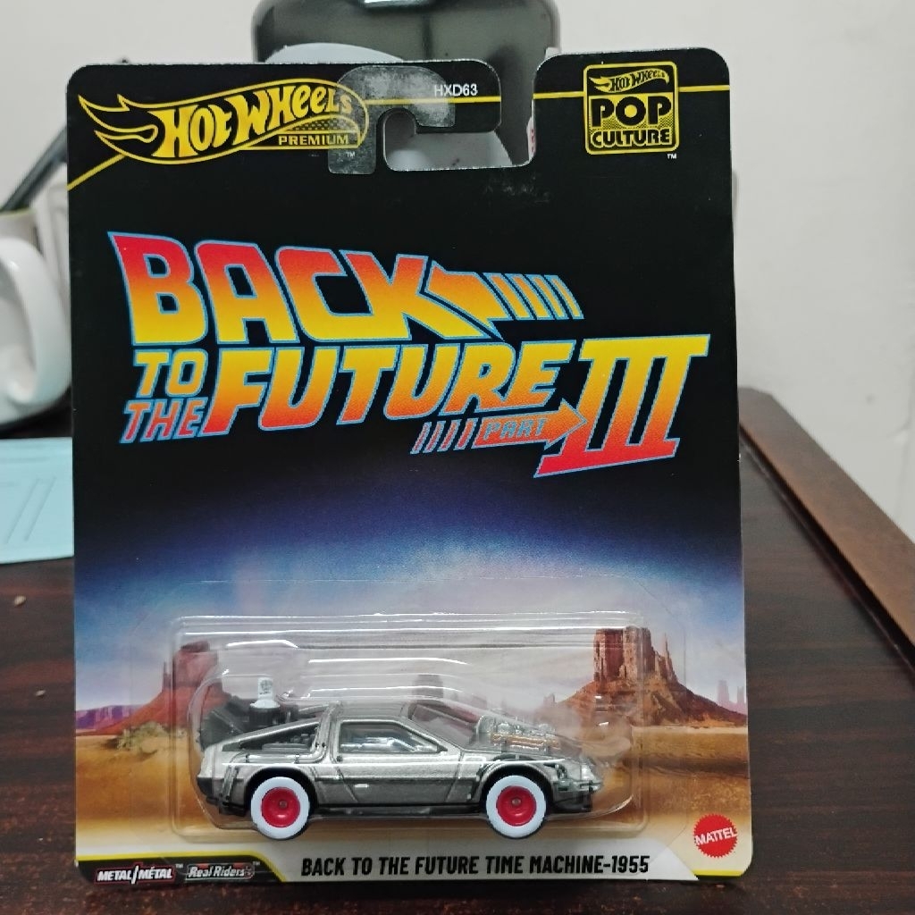 Hot wheels back to the future time  machine 1955