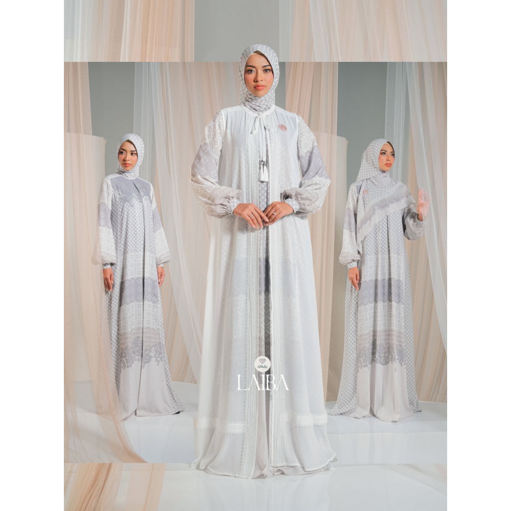 Premium Laiba series by Shkata gamis kerudung
