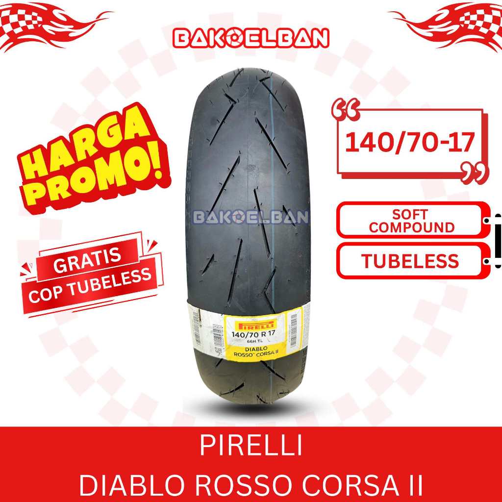BAN MOTOR PIRELLI DIABLO ROSSO CORSA II 140/70-17