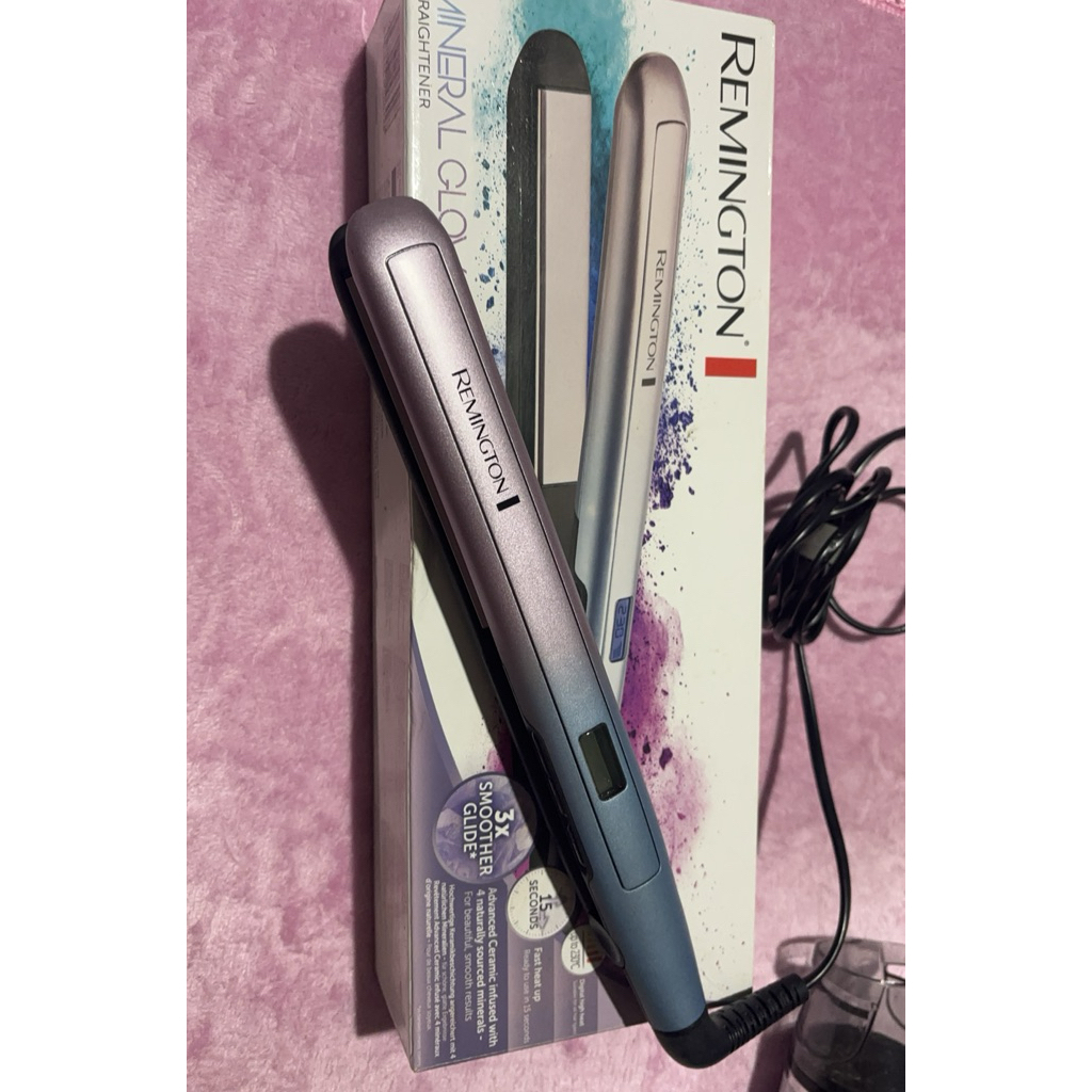 catok pelurus rambut remington mineral glow straightener smooth