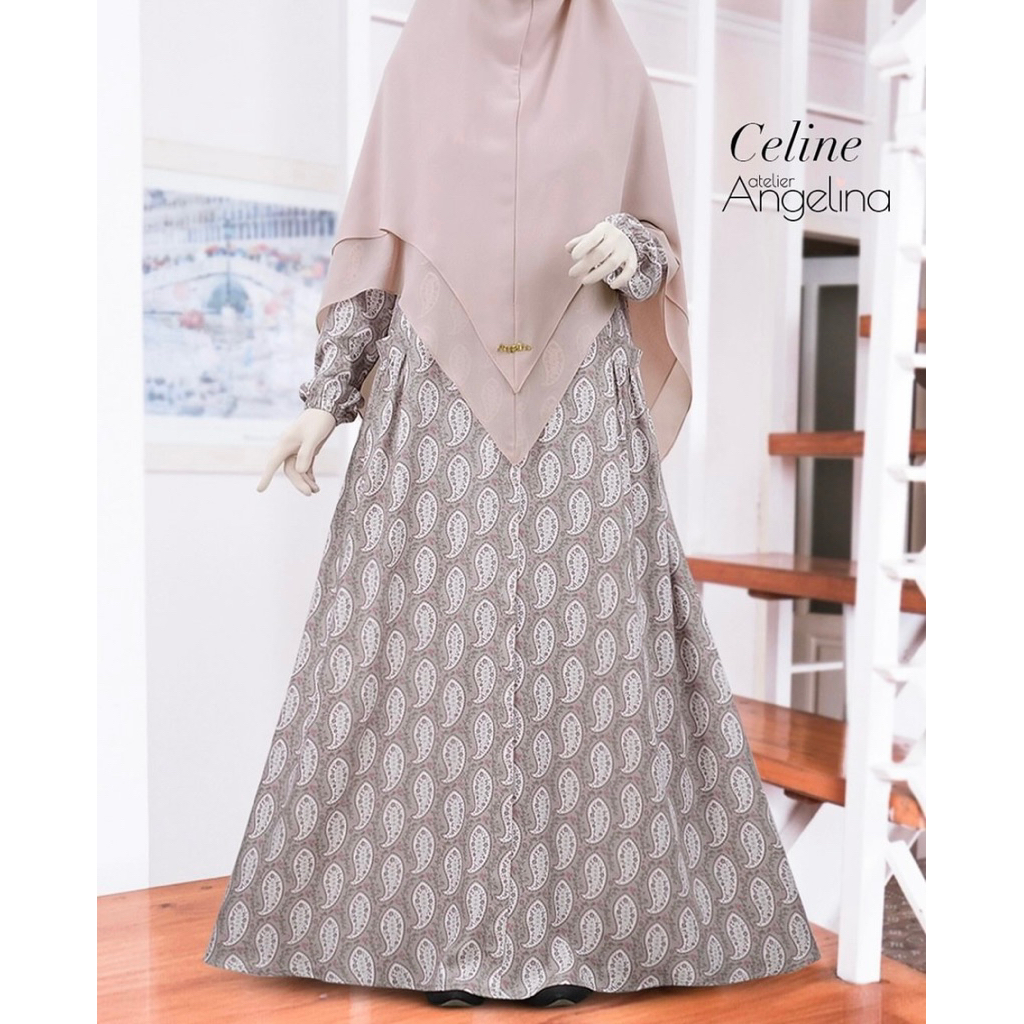 [SIAP KIRIM] CELIN DRESS ETHNIC PAISLEY SILVER FOX SIZE S BY ATELIER ANGELINA