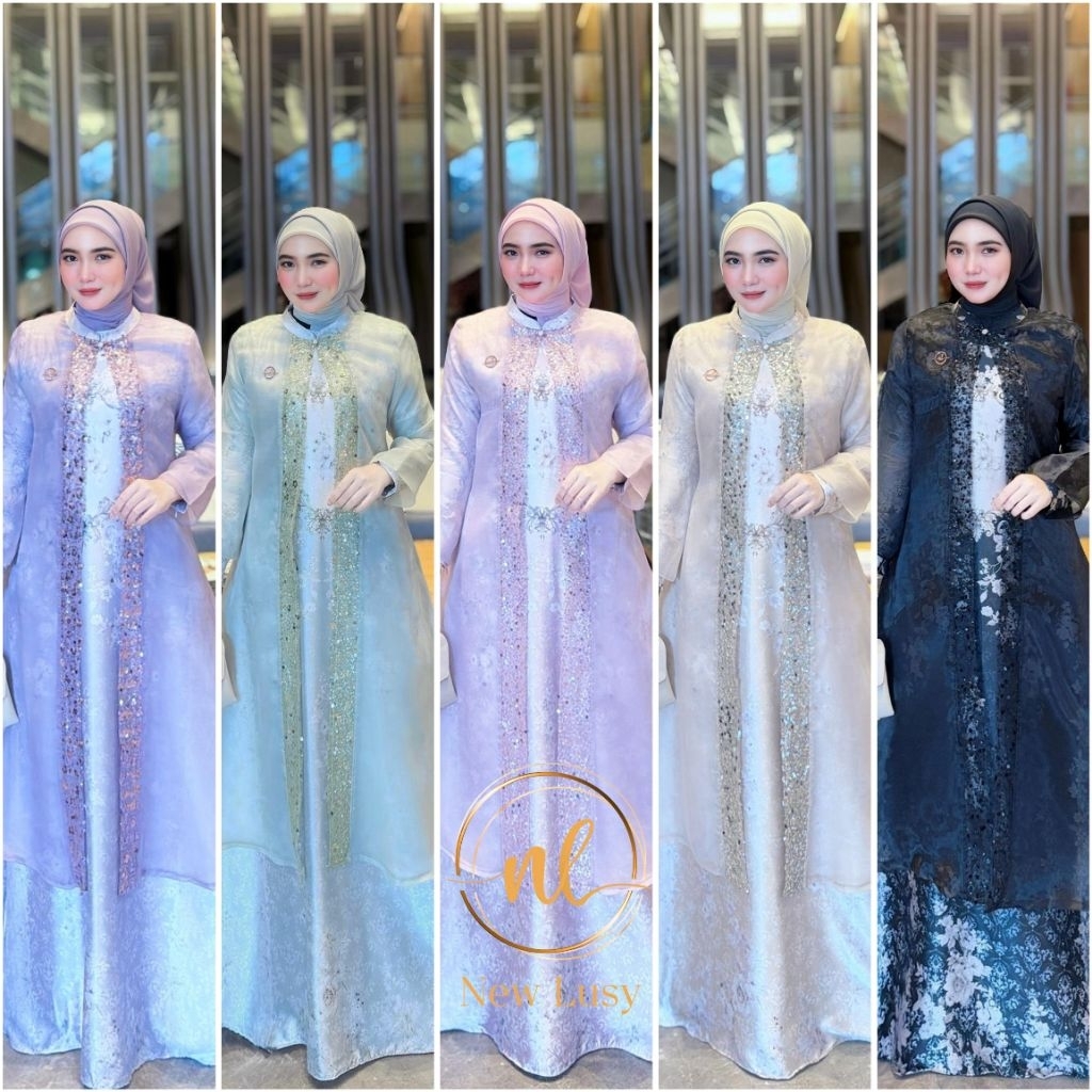 Gamis Nasya//Madinah.Ras Original//Gamis Zulfa Ori Khasmir//Alesha Dress Best Seller