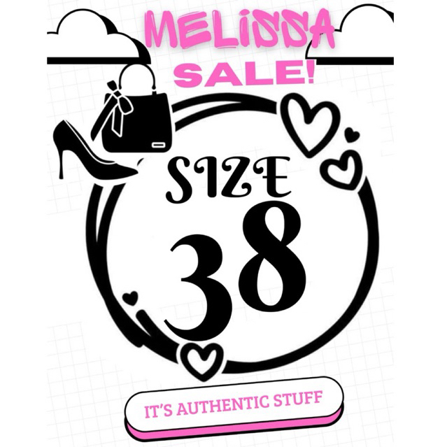 SALE MELISSA ORIGINAL SIZE 38