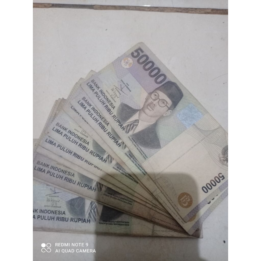 uang kertas 50 ribu asli