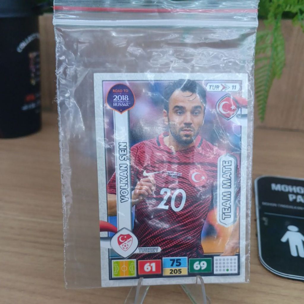 kartu bola panini xl adrenalyn road to world cup 2018 Turki
