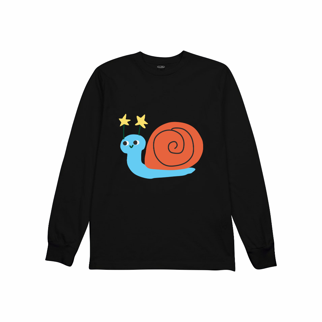 TS-Cencitive Siput Naruto Black Longsleeve