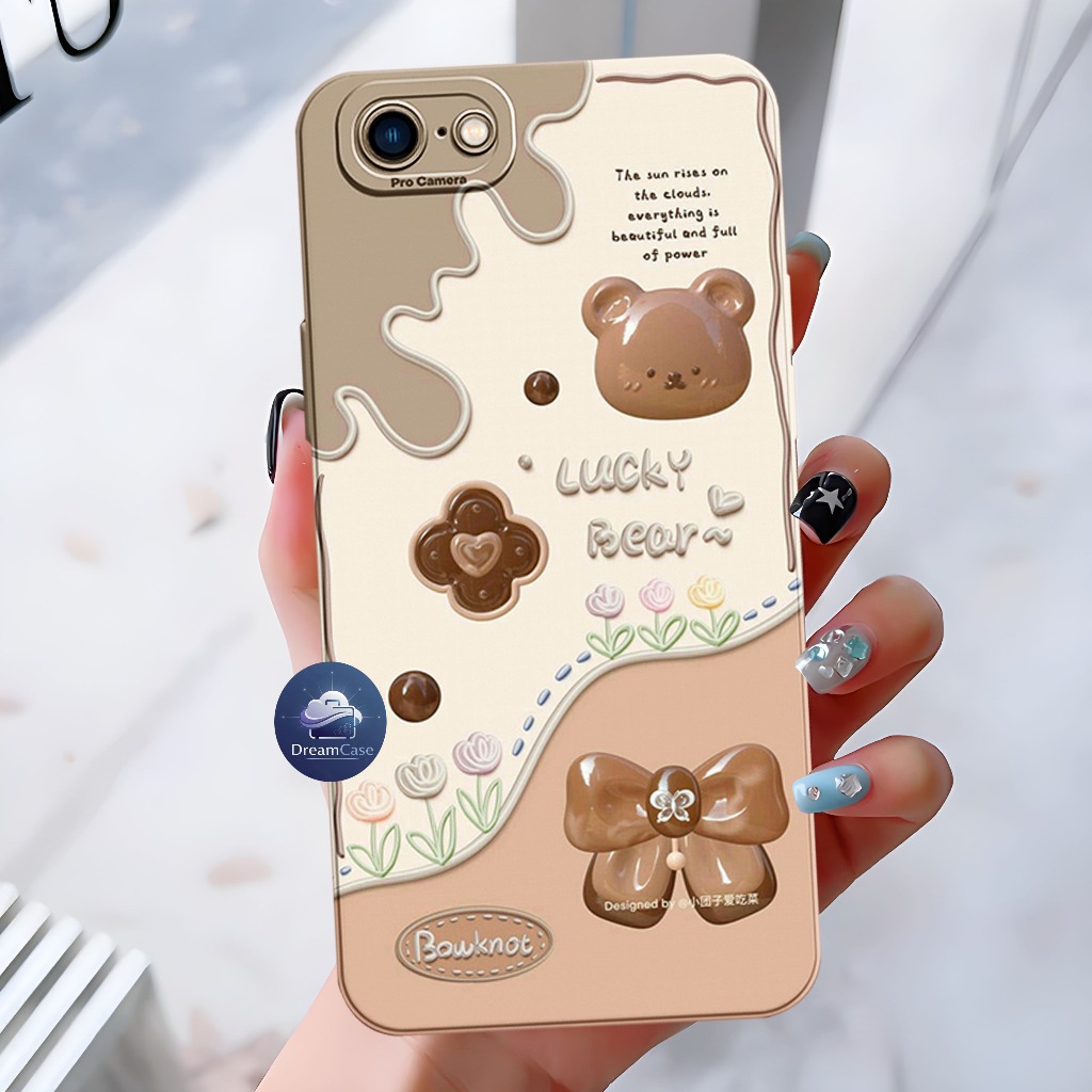 Vivo Y65 / Y66 / Y67/ Y69 - Pro Camera Softcase Macaron Motif Karakter - Case Pelindung Kamera - ALL