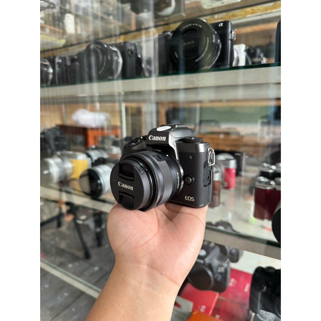 [KAMERA MIRRORLESS] CANON EOS M5 BLACK MULUS SECOND BERGARANSI ORIGINAL