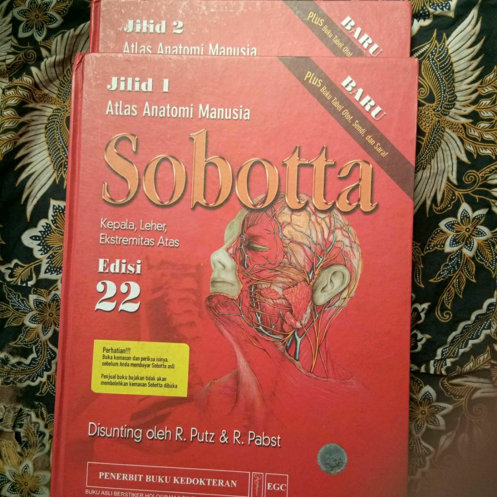 sobotta Edisi 22 jilid 1 dan 2 original