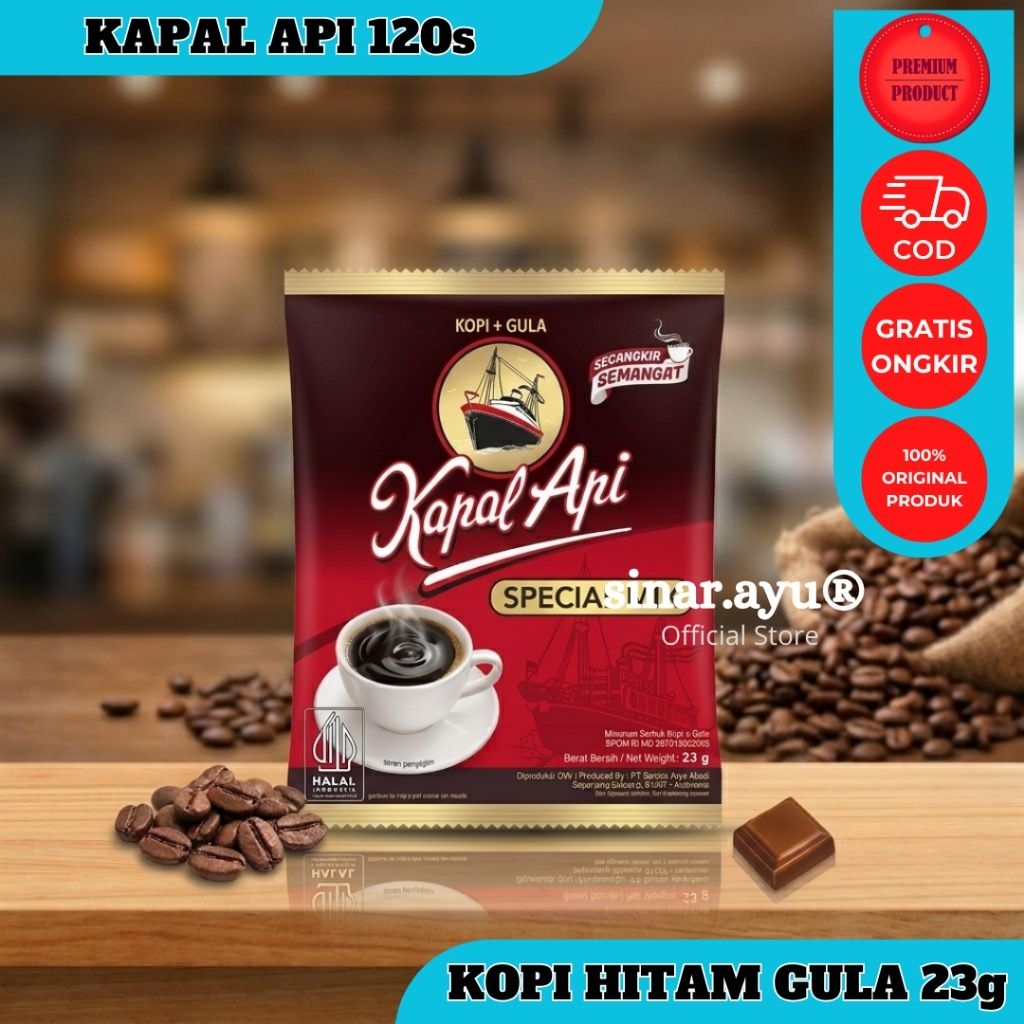 KOPI KAPAL API SPECIAL MIX 23G 1 DUS KOPI HITAM KAPAL API 120 PCS