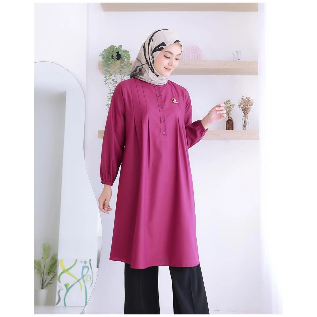 Baju Atasan Wanita Terbaru Tunik Wanita Bahan Toyobo Tunik Toyobo