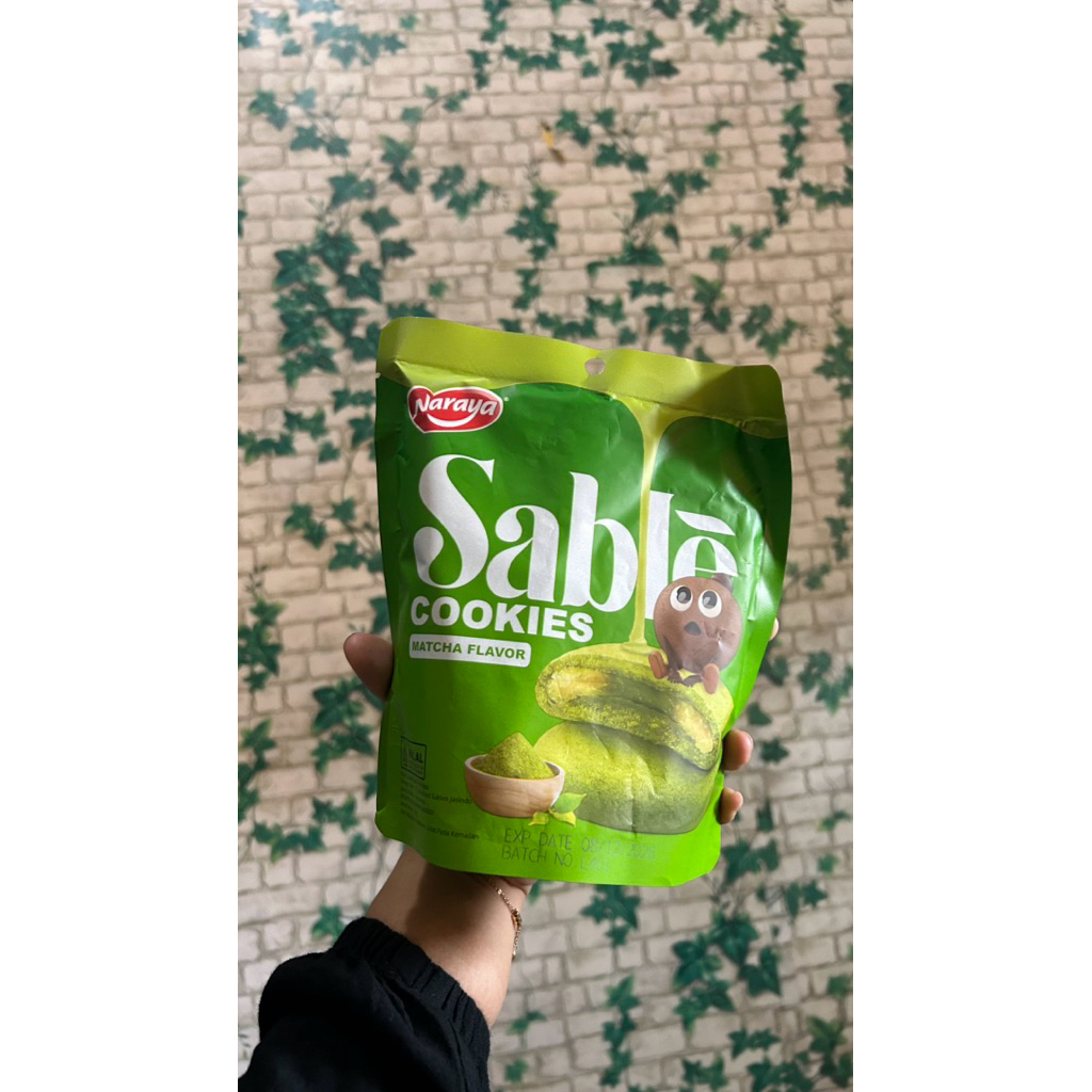 Naraya Sable Cookies Matcha Cookies Chocolate Import Halal