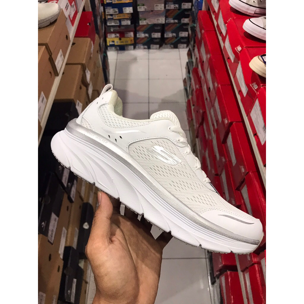 BIG SALE SKECHERS INFINITE PUTIH [149023] ORIGINAL SEPATU WANITA/SEKOLAH/RUNNING/LARI/SNEAKERS