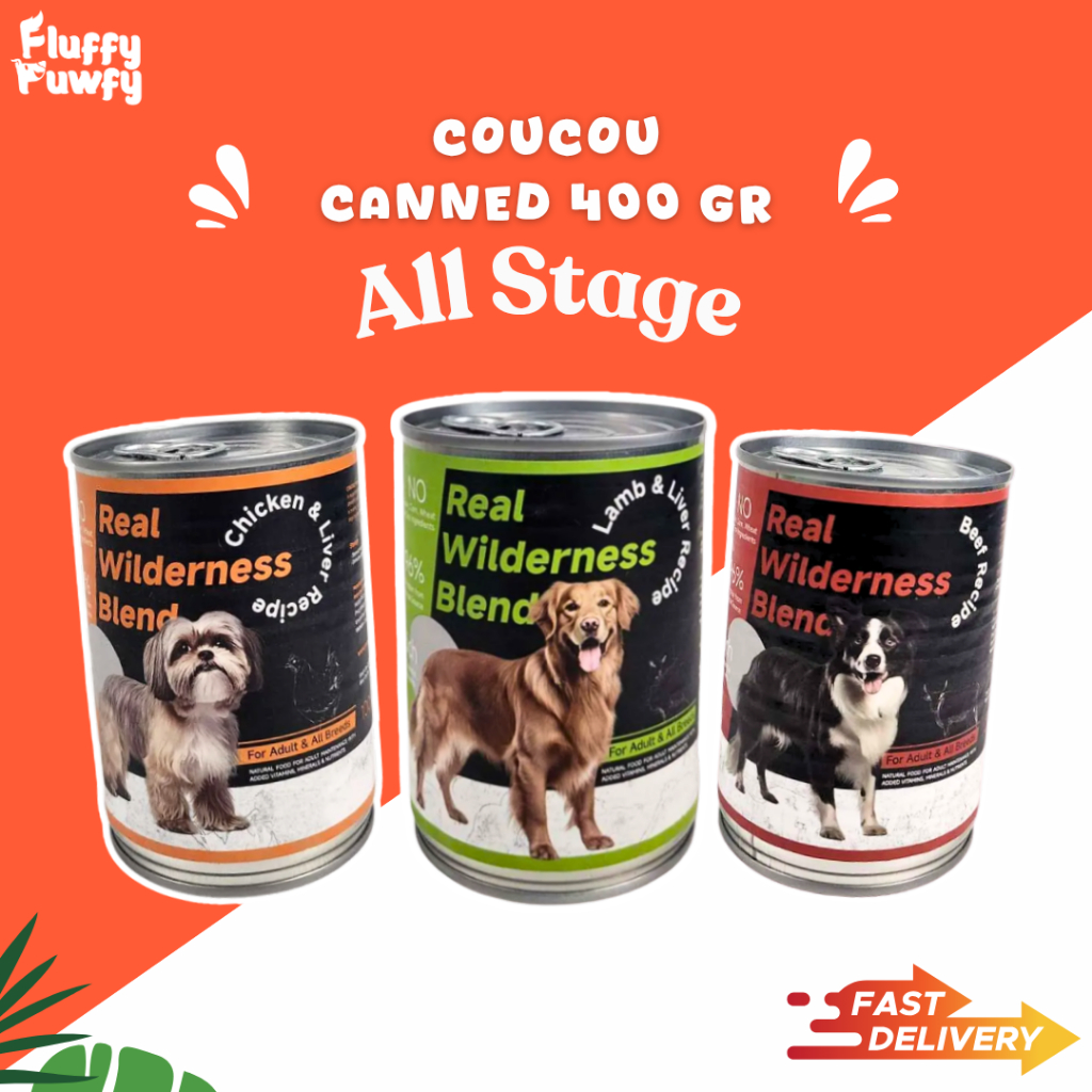 COUCOU Kaleng Dog Food 400gr