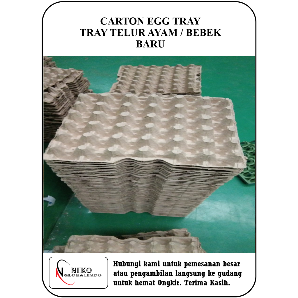 Tray Telur Ayam Bebek 30 Slot 70 Lembar 1 Bal Kardus Tebal Baru Size 31x31 Siap Kirim