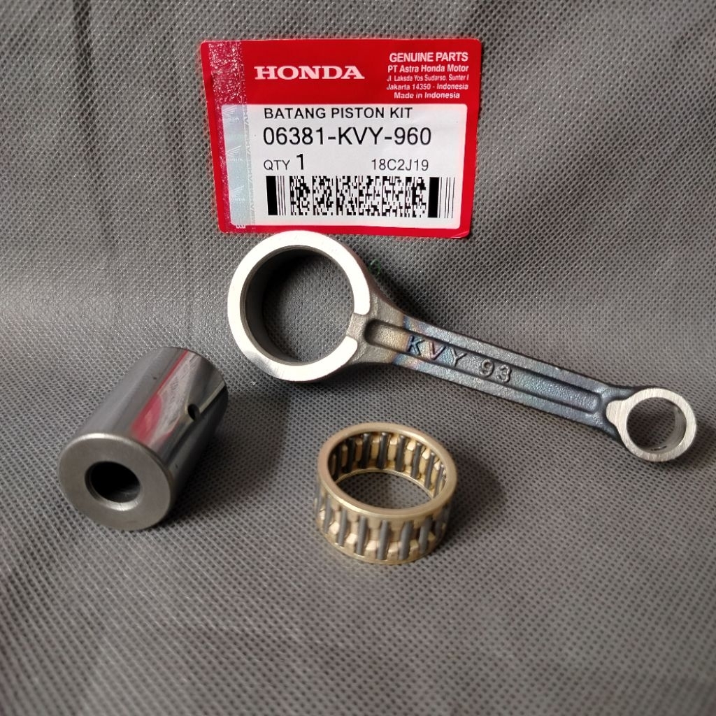 STANG SEHER BATANG PISTON MOTOR HONDA BEAT KARBU SCOOPY LAMA KVY