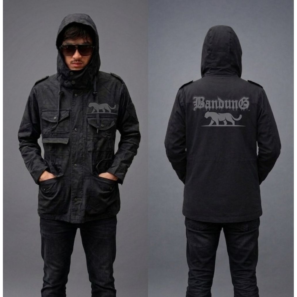 JAKET PARKA CRINKLE NYLON