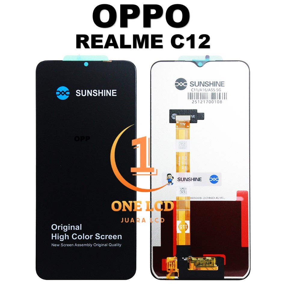 LCD TOUCHSCREEN REALME C12  ORI 100% FULLSET